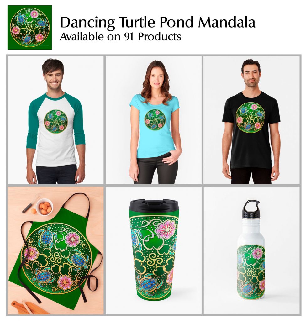Dancing Turtle Pond Mandala