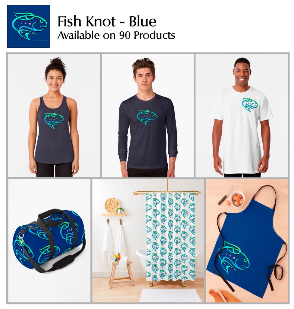 Fish Knot Blue